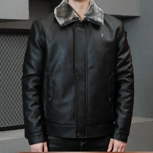F Collection Leather Jacket - Picture 9 of 9